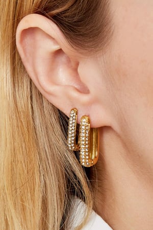 Boucles d'oreilles Shimmer Spark Acier inoxydable h5 Image2
